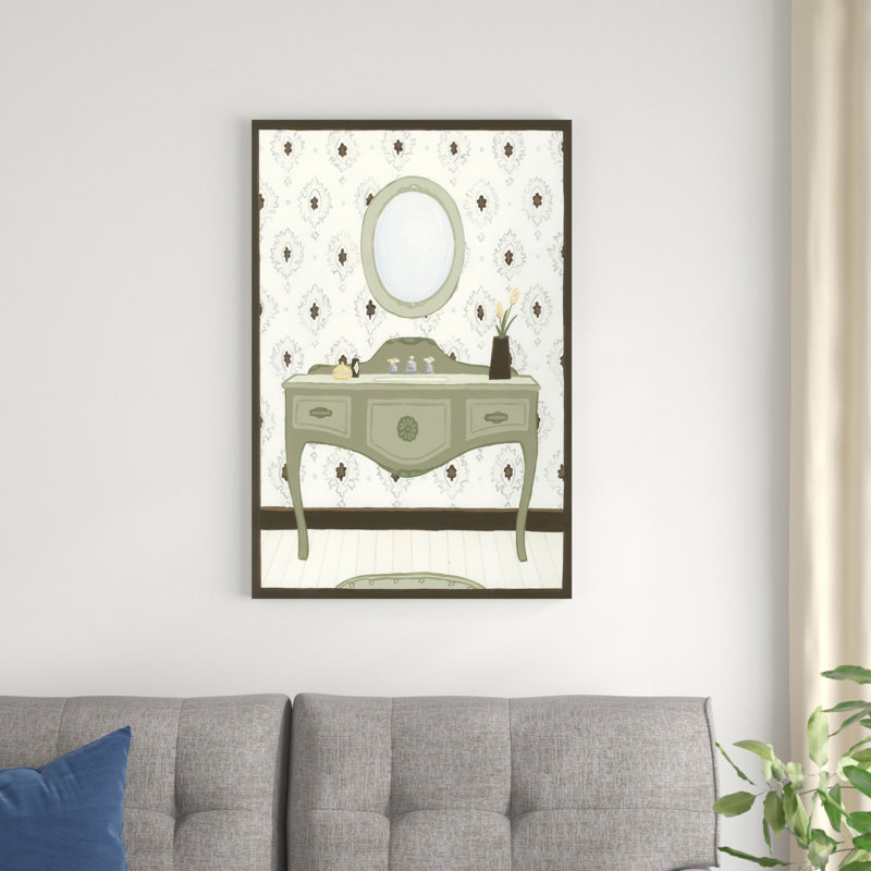 Parisian Bath II, H 36 po x l 24 po x P 1,25 po