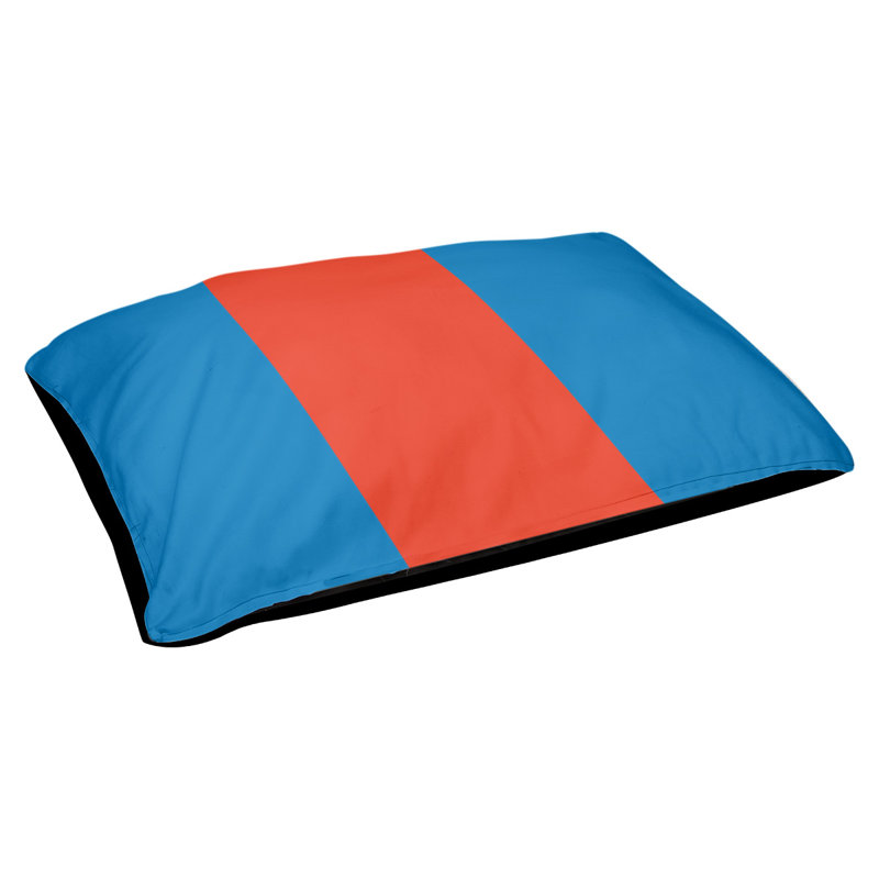 Coussin extérieur Oklahoma, Grand (l 40 po x P 30 po x H 14 po), Bleu basketball / basketball / bleu basketball