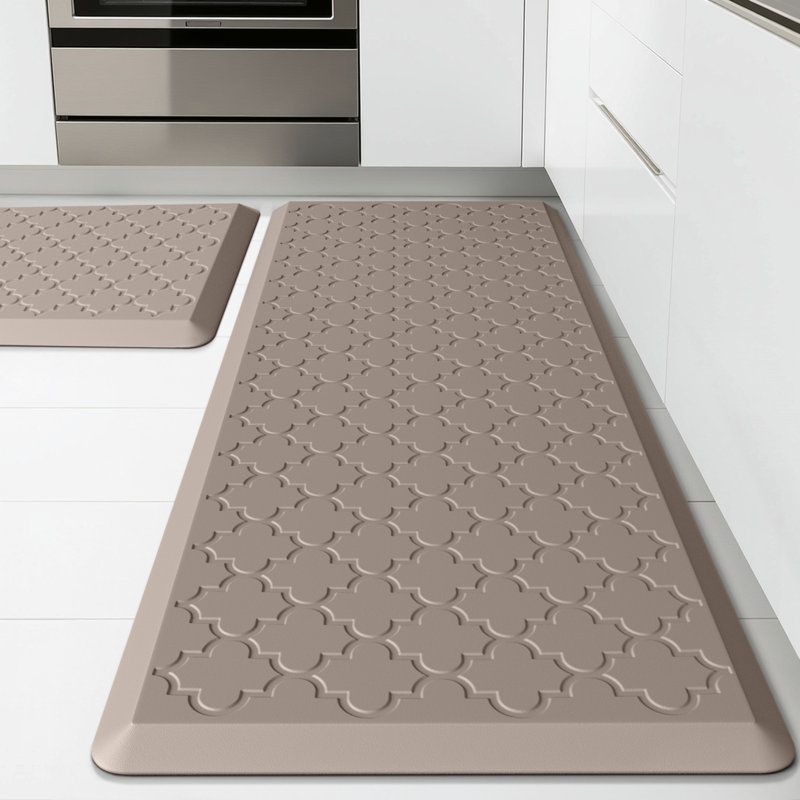 Tapis anti-fatigue, Beige, Tapis de couloir 17,3 po x 30 po + 17,3 po x 59 po