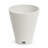 Cara Ribbed Round Taper Composite Planter-1394217540