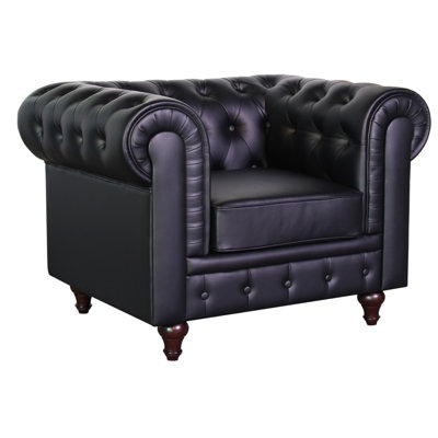 Lina 3 - Piece Faux Leather Living Room Set