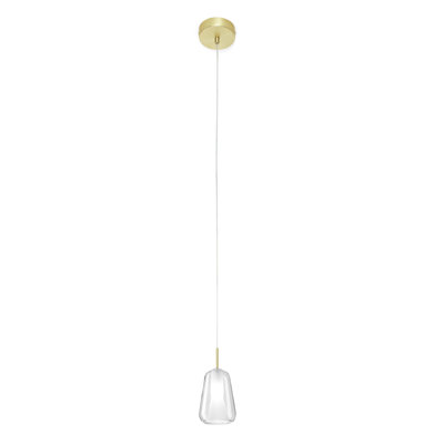 Colusa 1 - Light Gold Teardrop Pendant