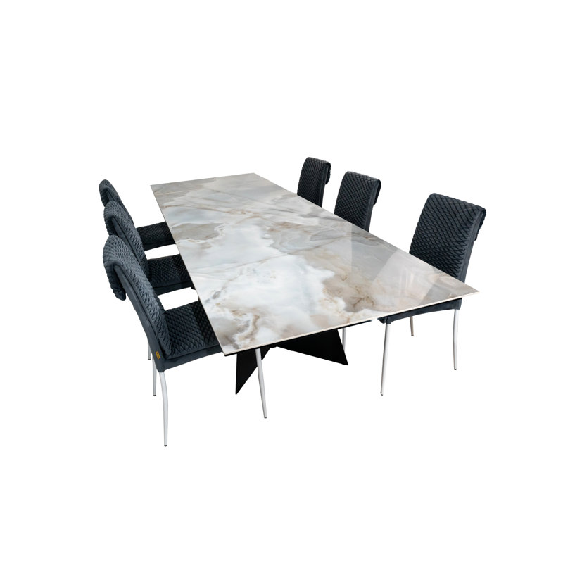 Jammie 6 - Person Dining Set