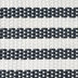 White/Navy Stripe/ Natural Rattan Frame