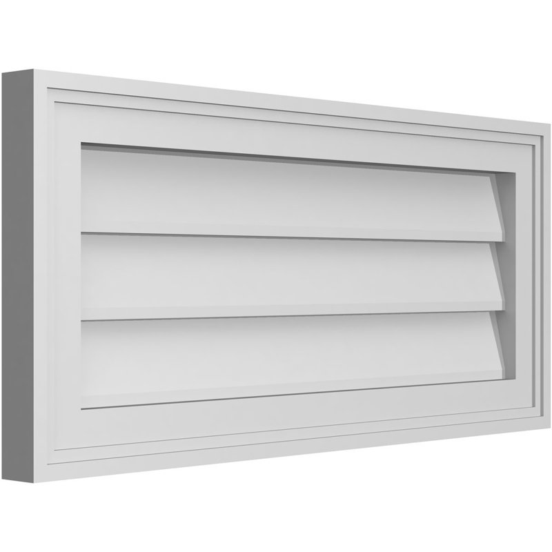 Cadre en brique, brun clair apprêté, H 12 po x l 26 po x P 1,5 po