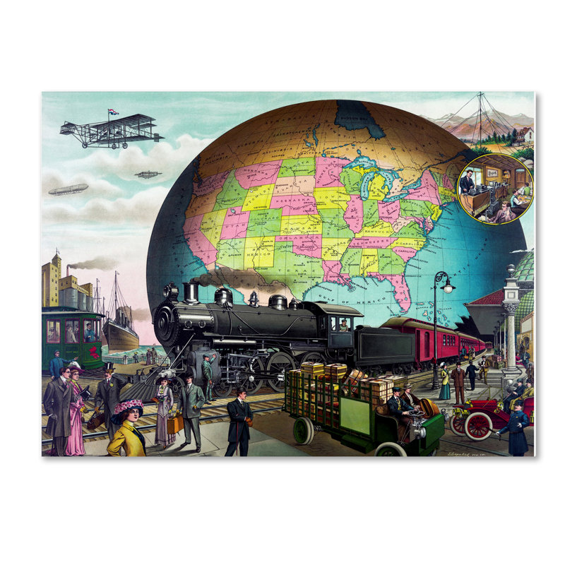 « travel 241 », reproduction d’impression sur toile tendue, H 18 po x l 24 po
