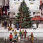 Tree In Town Square by Stevan Dohanos - Wrapped Canvas Painting-59906842