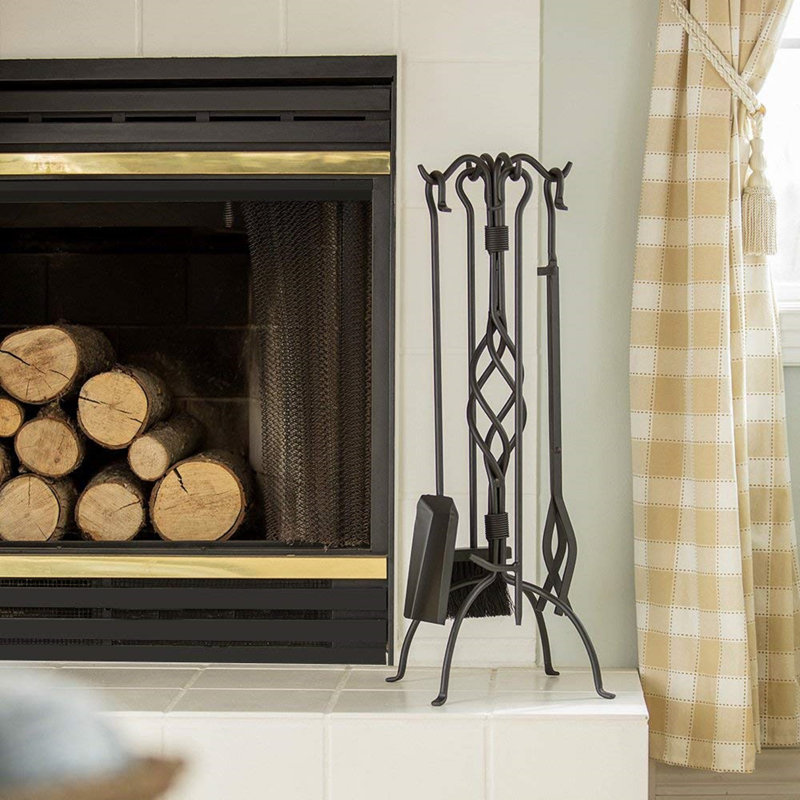 Iron Fireplace Tool Set