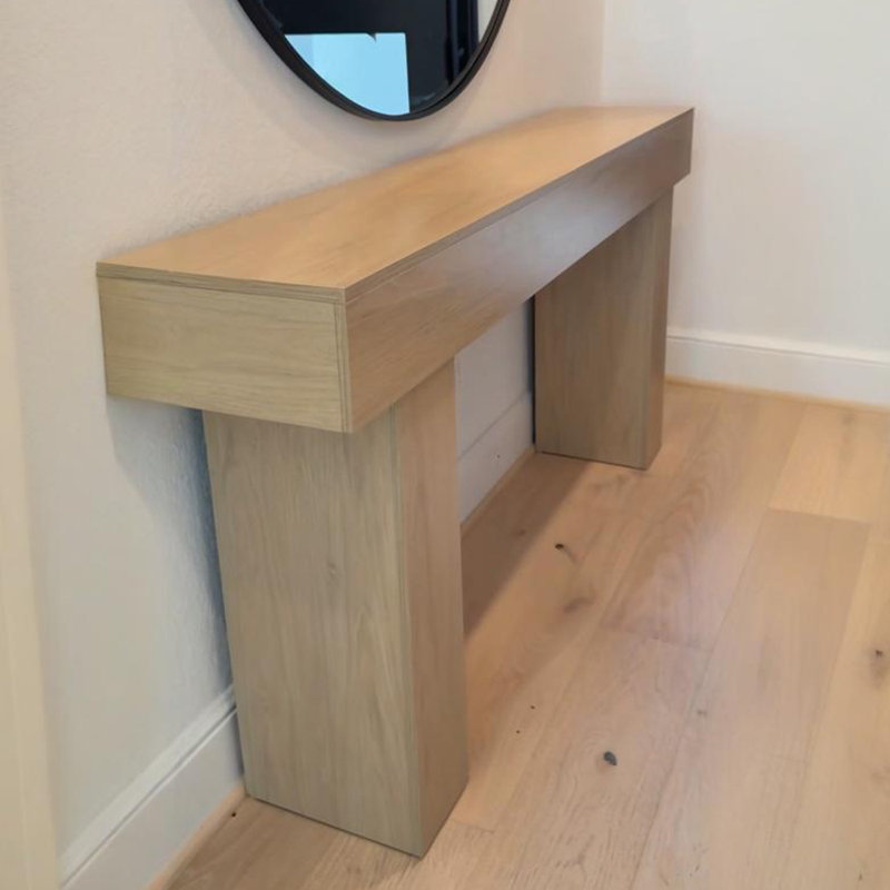 Console américaine de luxe à lumière simple,  H 31,50 po x l 78,70 po x P 13,80 po