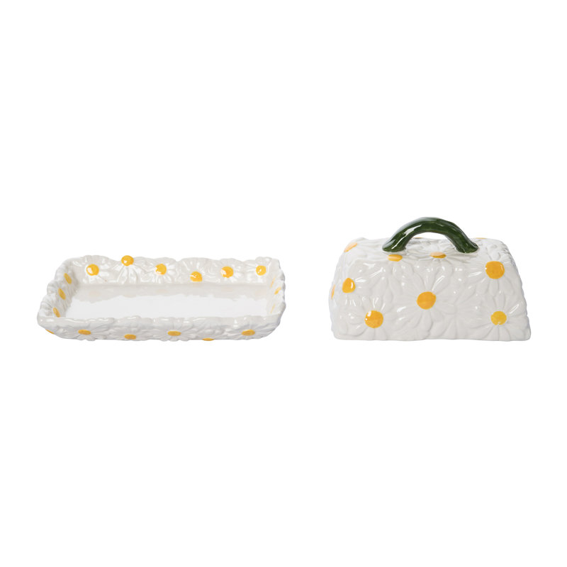 Beurrier Daisy avec couvercle