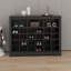 Console 24 tiroirs, armoire à chaussures moderne avec base incurvée, buffet polyvalent-864405277
