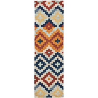 Aalyah Hand Hooked Wool Pile Southwestern Rug