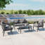 4 pièces Dawes avec 2 chaises et coussin moelleux-384413484