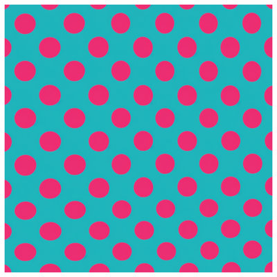Teal Pink Polka Dots Blankets