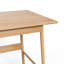 Nouveau bureau d'ordinateur, bureau d'écriture en bambou, bureau de travail simple et moderne pour bureau à domicile, bureau de bureau