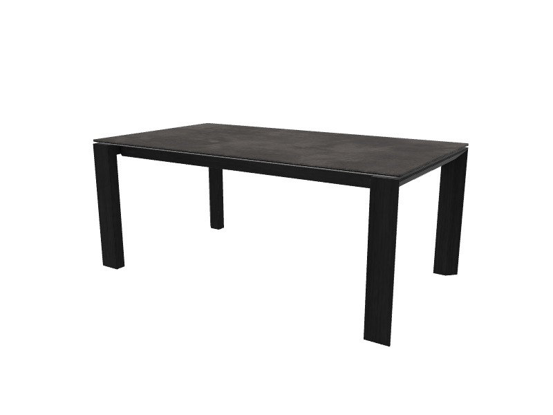 Omnia Extendable Tables, Matt Black, Lead Gray