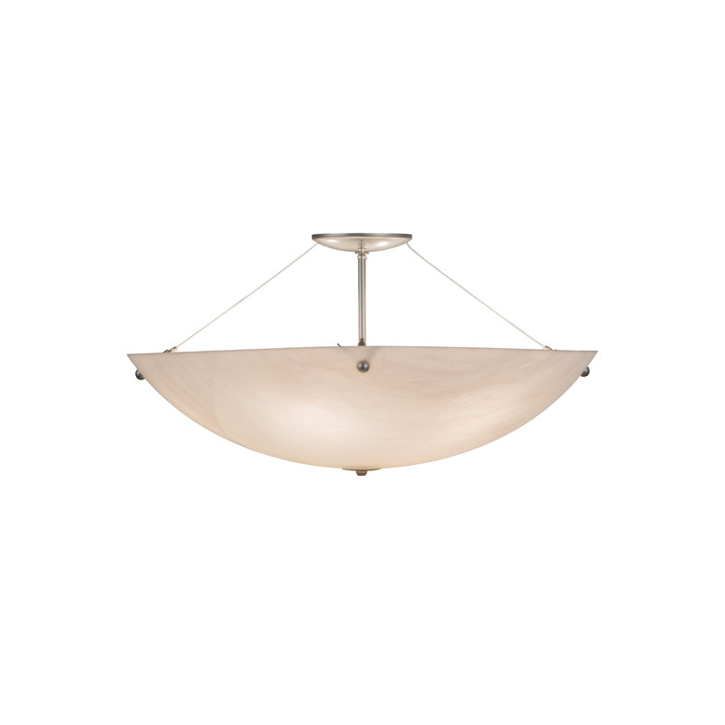 Plafonnier semi-encastré 6 lumières 24 po Bryannah