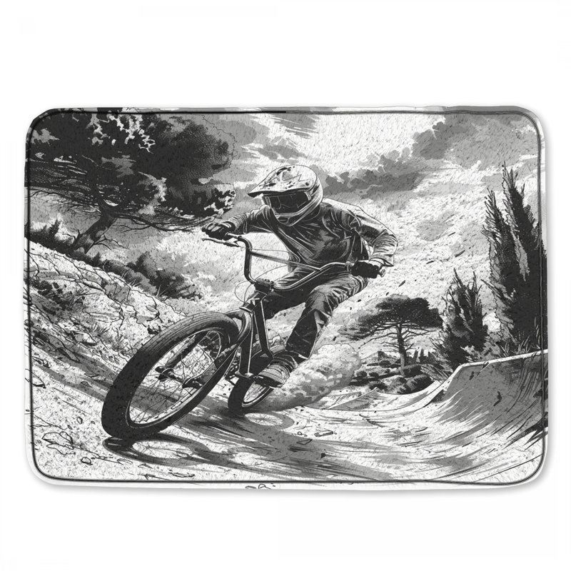 Tapis de bain vélo, L 24 po x L 17 po