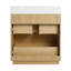 Base de meuble-lavabo autoportant avec tiroirs doubles 30 po Killerney (lavabo non inclus)-122464699