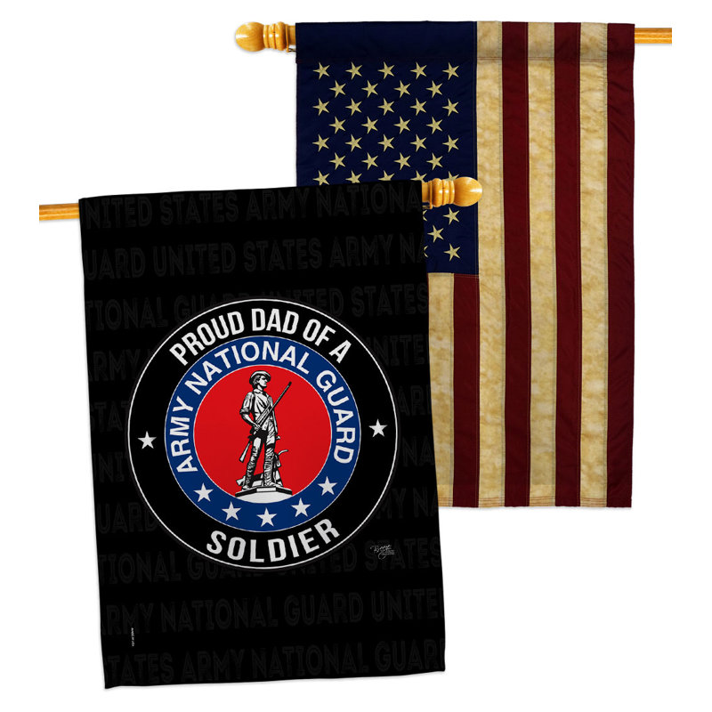 Double Sided 40'' H x 28'' W Polyester House Flag