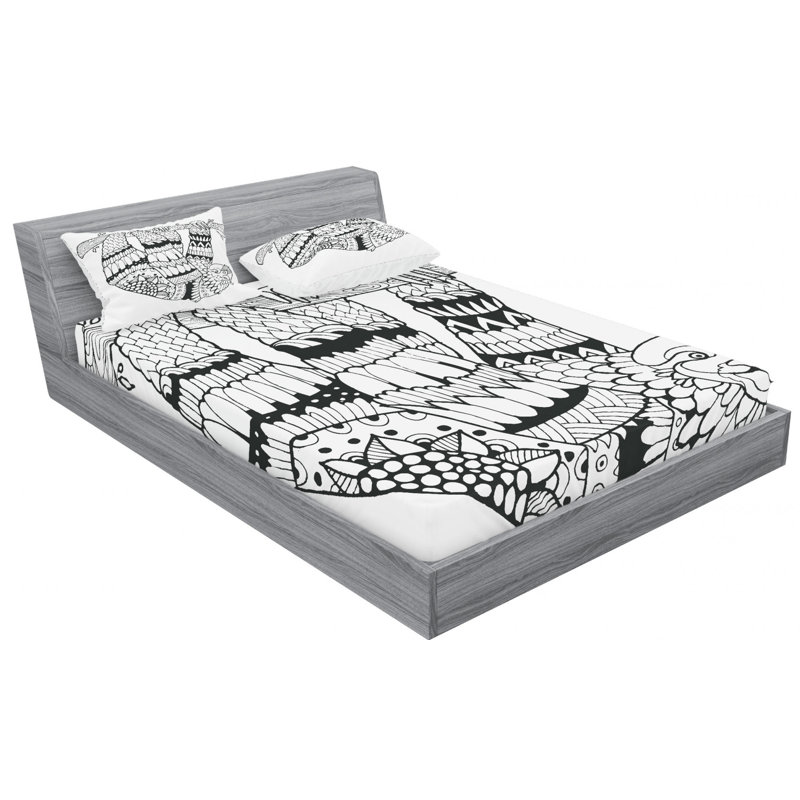 Microfiber Sheet Set, Full Sheet Set with Fitted Sheet
