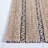 Iffat Natural Fiber Flat Weave Jute/Cotton Geometric Rug in Black/Natural-1090504550