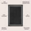 Tapis intérieur / extérieur noir / gris Clarwin Classic-70302786