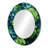 Green Blue Hydrangea Emerald Blooms - Hydrangea Mirror, Traditional Decorative Wall Mirror, Printed Metal Art-121387134-121387819