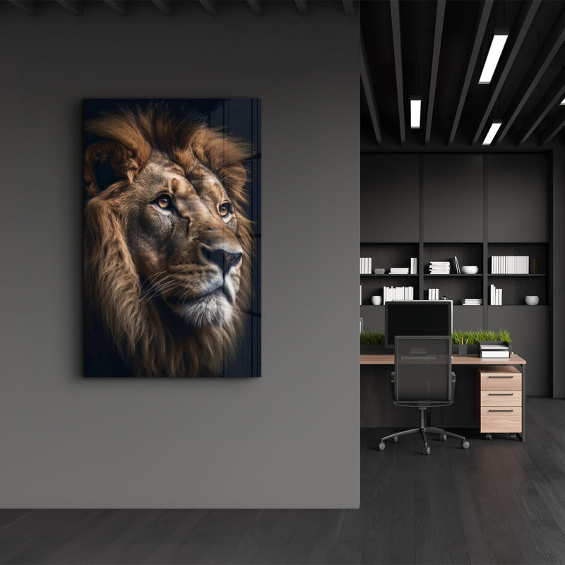 Élégante peinture murale en verre trempé de 13,8 po x 21,7 po | 100% verre trempé, épaisseur: 0,16 pouce | Imprimé UV pour des couleurs éclatantes | Parfait pour la décoration intérieure, le salon et les espaces de bureau