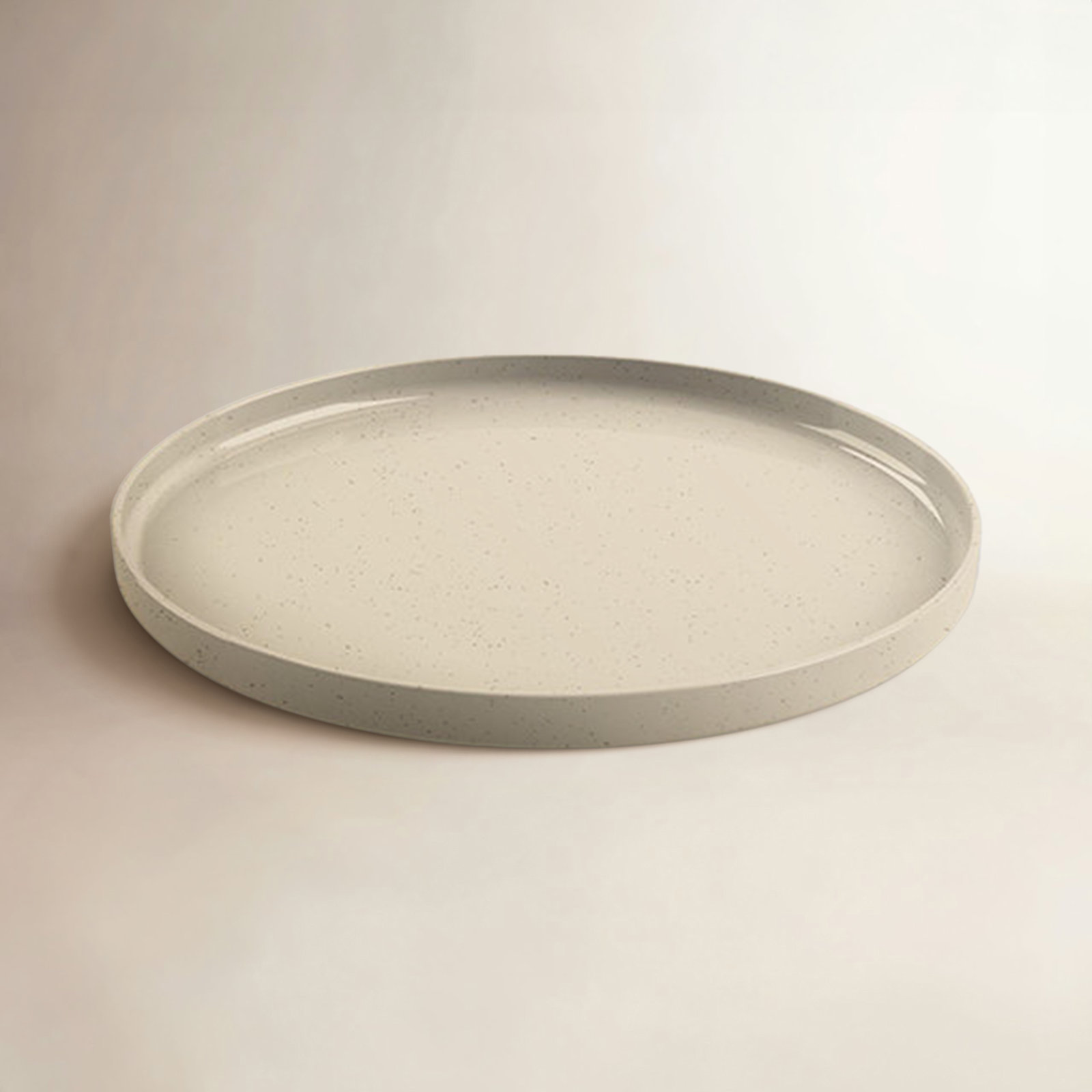 Brix 9" Salad Plate, Natural
