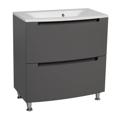 Phoebi 32'' Single Bathroom Vanity with Manufactured Wood Top
