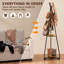 Metal Freestanding 6 - Hook Coat Rack-1495491434