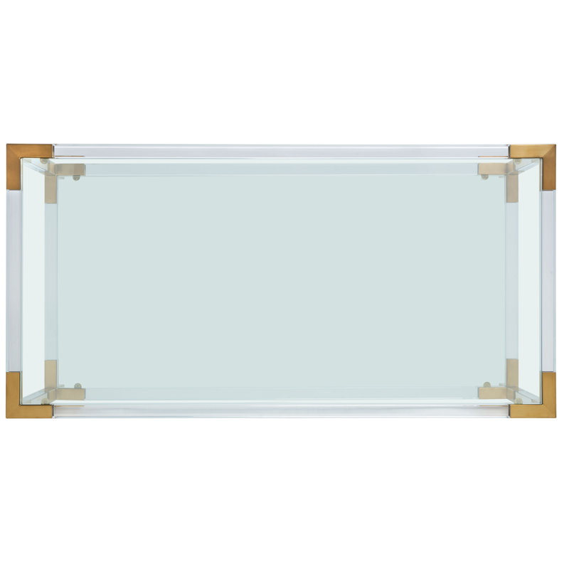Louisa Coffee Table, Brass