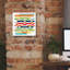 «Peace Rainbow» par Erin Clark, art mural sur toile-657914552