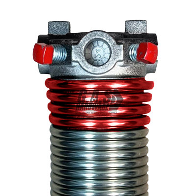 225x1.75x27 Galvanized Torsion Spring - Black