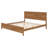 Classic Wood Platform Bed Featuring Strong Slat Support