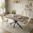 Retro Rectangular Stretch Dining Table with Storage Box-1914057359