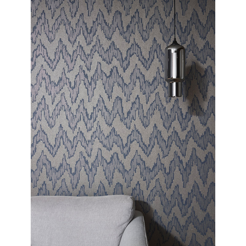 Purity 33cm x 70cm Wallpaper Roll, Blue