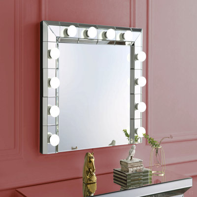 Miroir d'appoint à miroir Dominic (assemblé)