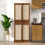 Armoire à 4 portes avec 1 tiroir, avec 4 tablettes intérieures réglables, armoire de rangement pour la chambre à coucher-531700789-531700790