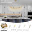 Lustre en cristal de neige branche d'arbre L 47 po-113332376