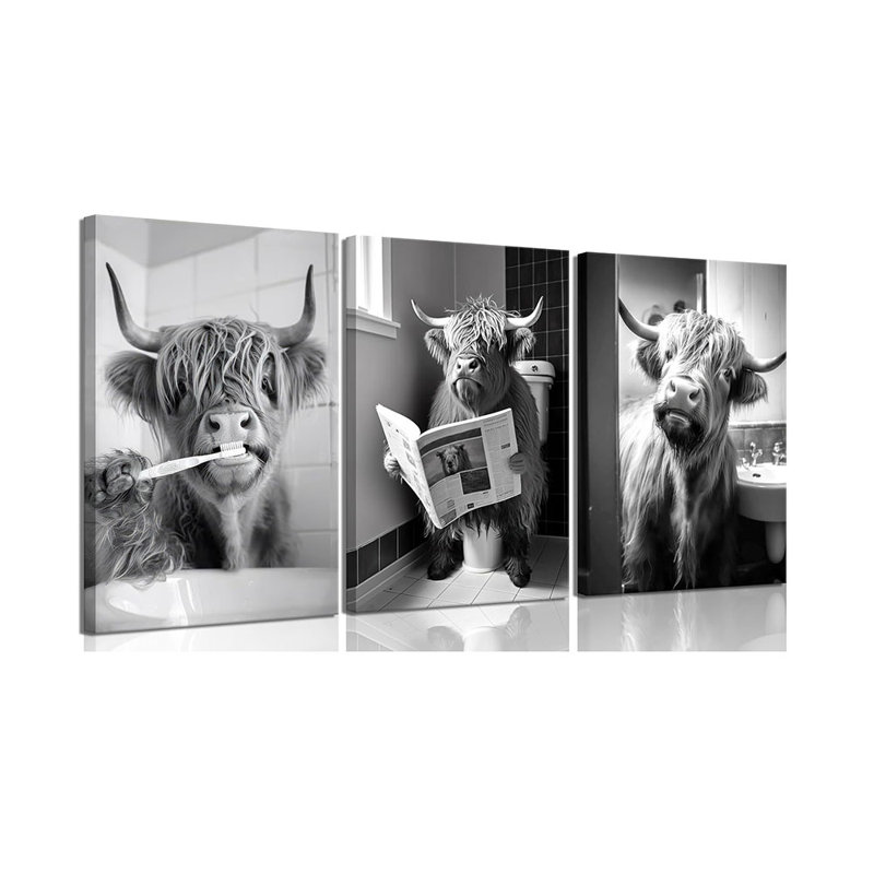3 Piece Wrapped Canvas Set