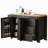 74.8" Kitchen Island With Extendable Dining Table, Kitchen Storage Cart With 3 Drawers, Power Outlet, Rolling Kitchen Island On Wheels With Spice Rack And 2 Door Cabinet, For Kitchen-788988110