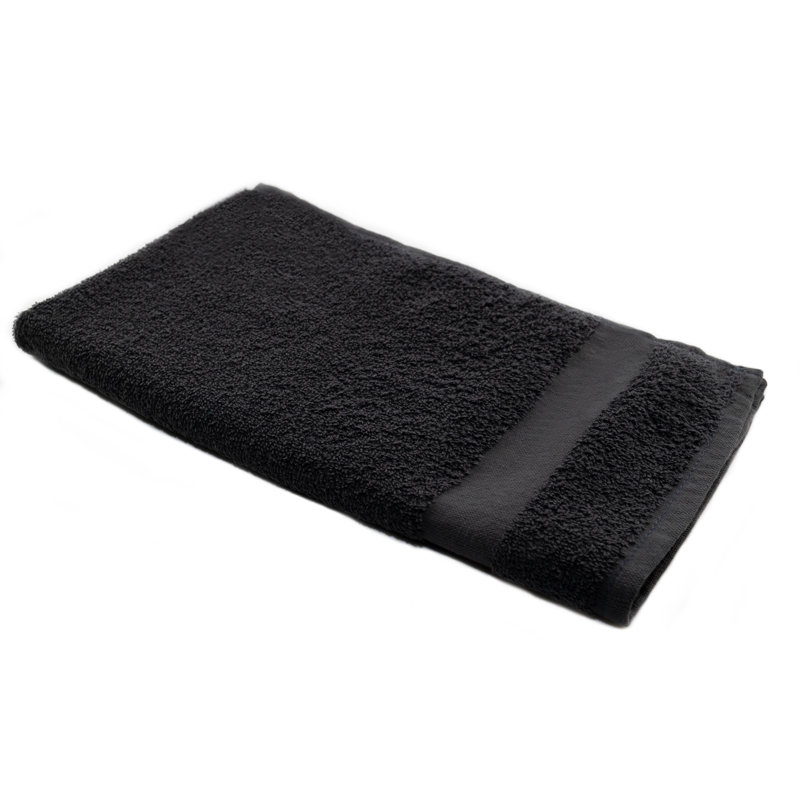 Ensemble de serviettes 12 pièces GS Bleach Proof Salon, Gris charbon