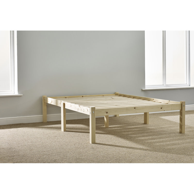 Solid Wood Bed, Double (4'6)