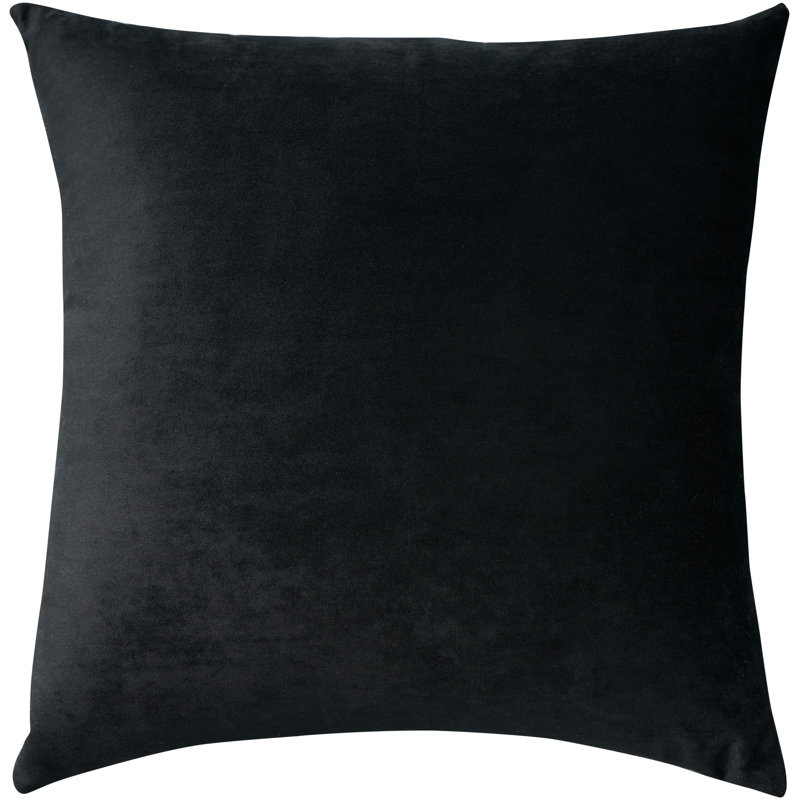 Sofia Jacquard Leopard Velvet 18" x 18" Black Throw Pillow