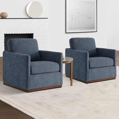 Benten Upholstered Swivel Armchair