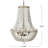 Draped Wood Bead Chandelier-151681416