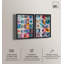 «Radiant Loops Diptych Shadowbox Print», art abstrait par Art Remedy, cadre noir, 10 x 15-30987606-30987600