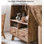 Bibliothèque luxueuse en bois massif Home